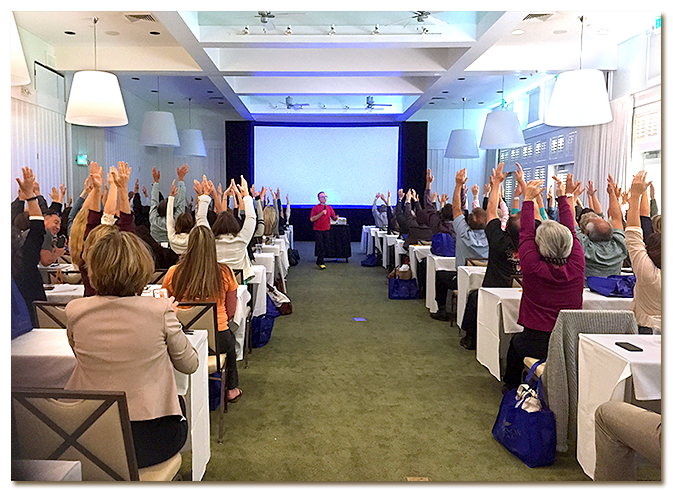 Office yoga medical conference